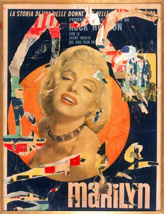 Marilyn di Mimmo Rotella