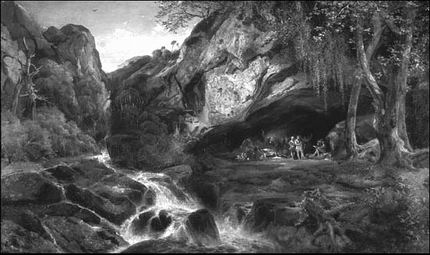 Paesaggio di Salvatore Rosa, allievo del CARAVAGGIO!