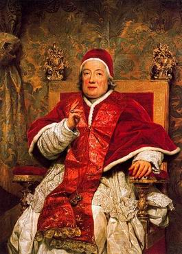 Papa Clemente XIII Rezzonico.