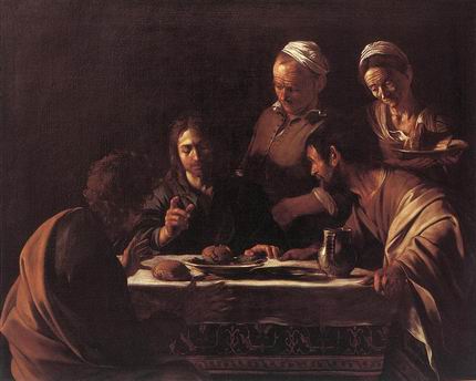 “Cena in Emmaus†di Caravaggio.
