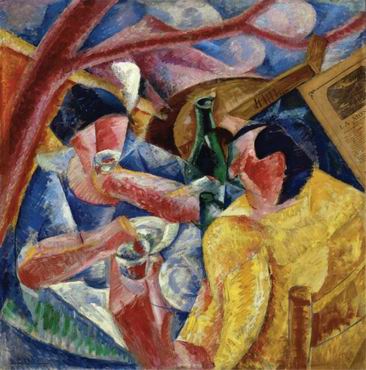 “Sotto il pergolato di Napoli†di Umberto Boccioni