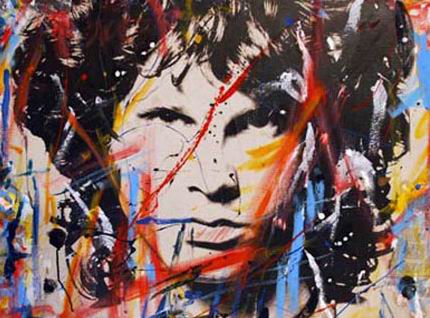 “JIM MORRISON†opera dell’artista metropolitano Thomas Berra invitato al NAC.