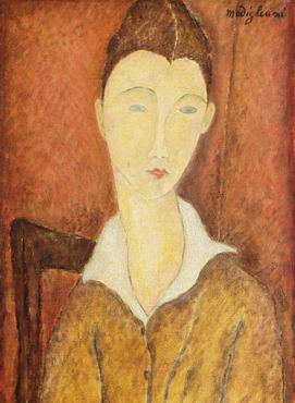 Amedeo Modigliani Jeune femme à la guimpe blanche, 1918 Amedeo Modigliani Jeune femme à la guimpe blanche, 1918