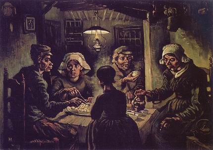 I Mangiatori di patate di Vincent van Gogh 1885 I Mangiatori di patate di Vincent van Gogh 1885