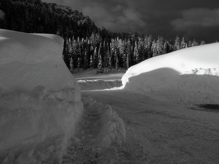 Argini di neve foto by Giuseppe Borsoi