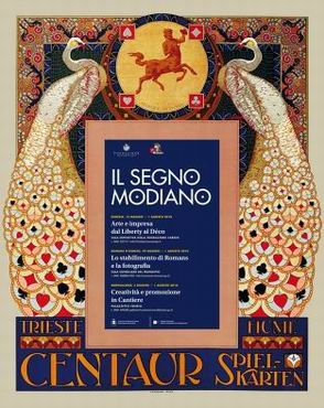 Locandina delle tre mostre