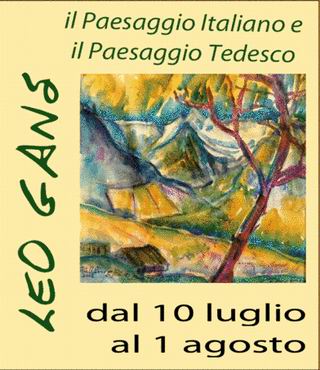 Locandina mostra Leo Gans