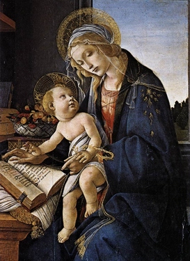 La Madonna del libro di Botticelli