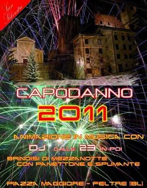 Locandina del Capodanno a Feltre