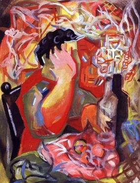 Opera di Sandro Chia della Collezione Grassi