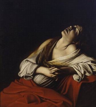 Maddalena in estasi di Caravaggio