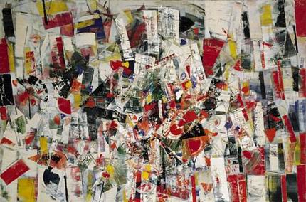 Opera di Tancredi Parmeggiani conservata alla Guggenheim