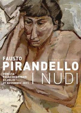 " I nudi" di Fausto Pirandello locandina