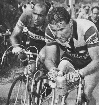 Adolfo Grosso in Gara negli anni 50