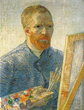 Van Gogh Autoritratto al cavalletto