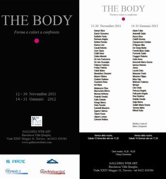 Locandina della mostra THR BODY