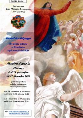 Locandina della mostra a Candiana