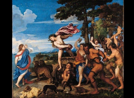 Bacco e Arianna di Tiziano alla National Gallery