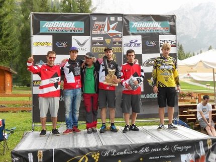 Civetta downhill 29 luglio 2012 - podio assoluto