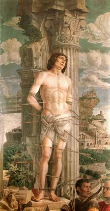 Il superbo San Sebastiano di Andrea Mantegna!
