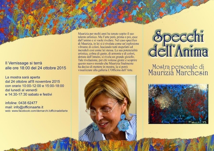 L'Officina dell'Arte - Personale Maurizia Marchesin